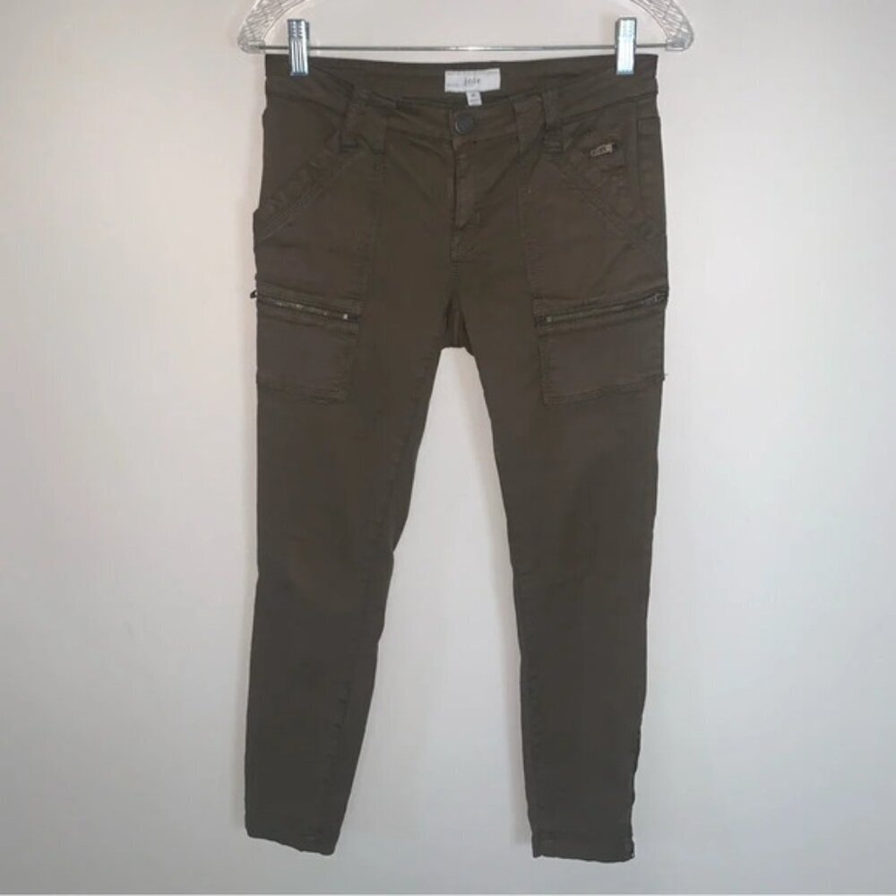 Joie Green Cargo Skinny Jean Pants 26